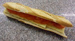 French Baguette with Mild Cheddar & Tomato filling
